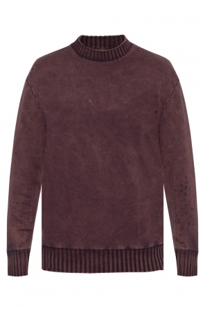 Sweatshirt with holes and a worn effect, zdjęcie 1 Sweatshirt with holes and a worn effect od Diesel